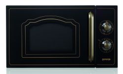 Мікрохвильова піч Gorenje, 20л, мех. керув., 700Вт, гриль, чорний Мікрохвильова піч Gorenje, 20л, мех. керув., 700Вт, гриль, чорний