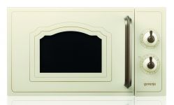 Мікрохвильова піч Gorenje, 20л, мех. керув., 700Вт, гриль, бежевий Мікрохвильова піч Gorenje, 20л, мех. керув., 700Вт, гриль, бежевий