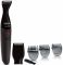 Тример Philips Multigroom series 1000, для бороди і вусів, 1хАА, насадок-4, сталь, чорний