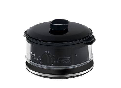 Пароварка Tefal Convenient, 900Вт, чаша-2.9/3.1л, резервуар для води -1.5л, механічне керув., пластик, чорний