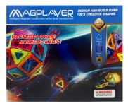 Конструктор Magplayer магнітний набір 45ел Конструктор Magplayer магнітний набір 45ел