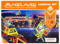 Конструктор Magplayer магнітний набір 72ел Конструктор Magplayer магнітний набір 72ел