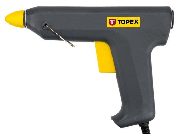 Пістолет клейовий TOPEX 25/78Вт стрижні 11мм 0.31кг подача 12-18г•хв