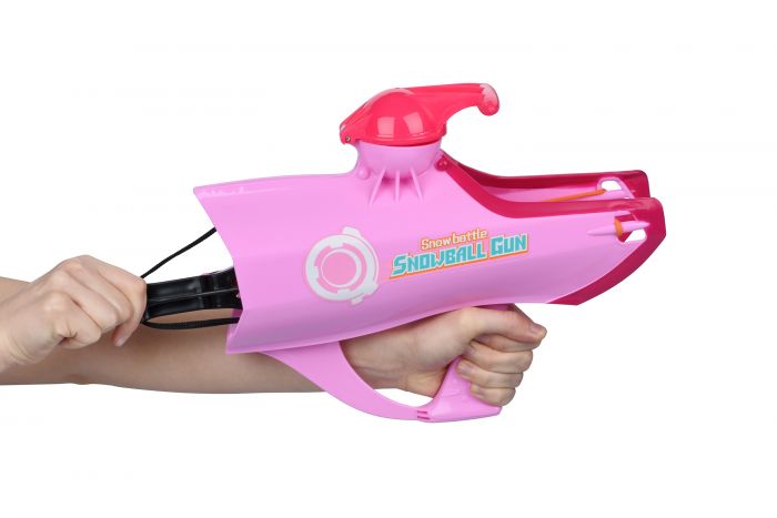 Іграшкова зброя Same Toy 2в1 Бластер м'ячик/сніг 30,5см, рожевий