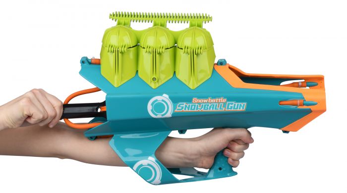 Іграшкова зброя Same Toy 3в1 Бластер м'ячик/сніг/вода 45см, бірюзовий