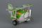 Літак металевий інерційний Same Toy Aircraft світло, музика, зелений
