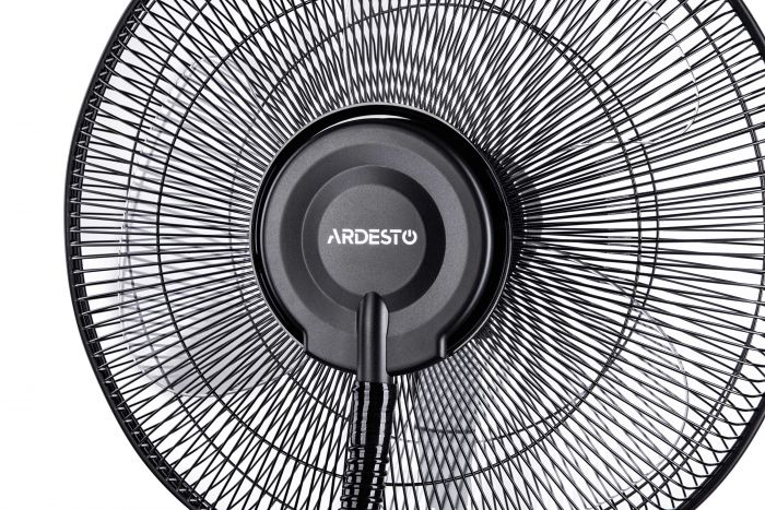 Вентилятор ARDESTO підлоговий, 47см, 100Вт, пульт ДК, дисплей, зі зволоженням, чорно-бронзовий
