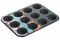 Форма для випікання мафінів Ardesto Tasty baking, 35х26.5х3см, 12шт, вуглецева сталь, сіро-блакитний
