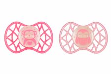 Пустушка Nuvita Air55 Explorer 6міс+, симетрична, 2шт, світиться у темряві, мавпа/сова