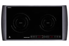 Плитка настільна Ardesto індукційна, конфорок - 2 на 1.3кВт + 1.6кВт горизонт., керування - сенсорне, таймер, чорний