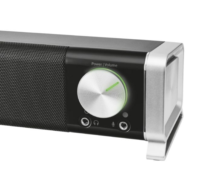 Акустична система Trust Asto Саундбар, USB/AUX, чорний
