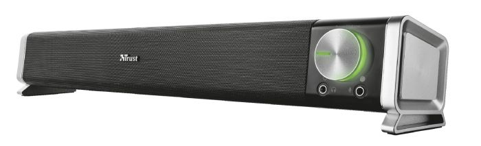 Акустична система Trust Asto Саундбар, USB/AUX, чорний