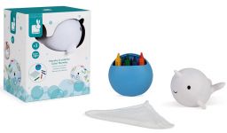 Іграшка для купання Janod Малювання нарвал Іграшка для купання Janod Малювання нарвал