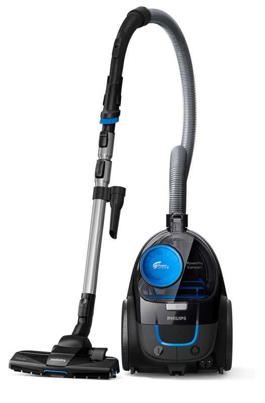 Пилосос Philips контейнерний PowerPro Compact, 900Вт, конт пил -1,5л, НЕРА13, чорний Пилосос Philips контейнерний PowerPro Compact, 900Вт, конт пил -1,5л, НЕРА13, чорний