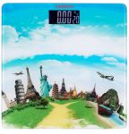 Ваги Ardesto підлогові Travel, 150кг, AAAx2 в комплекті, скло, багатокольорові