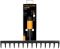 Граблі Fiskars QuikFit, насадка, для ґрунту, 14 зубів, 36 см, 428г