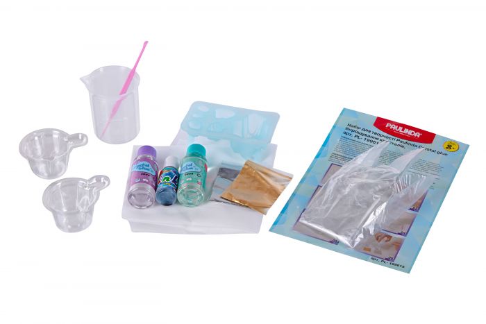 Набір для творчості Paulinda Crystal glue DIY Кристали 6в1