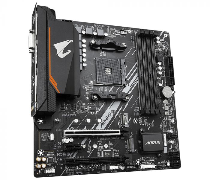Материнська плата GIGABYTE B550M AORUS ELITE sAM4 B550 4xDDR4 M.2 HDMI DP mATX