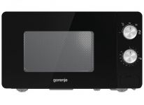 Мікрохвильова піч Gorenje, 20л, мех. керув., 800Вт, чорний Мікрохвильова піч Gorenje, 20л, мех. керув., 800Вт, чорний