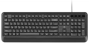 Клавіатура мембранна 2E KS130 105key, USB-A, EN/UK/RU, чорний Клавіатура мембранна 2E KS130 105key, USB-A, EN/UK/RU, чорний
