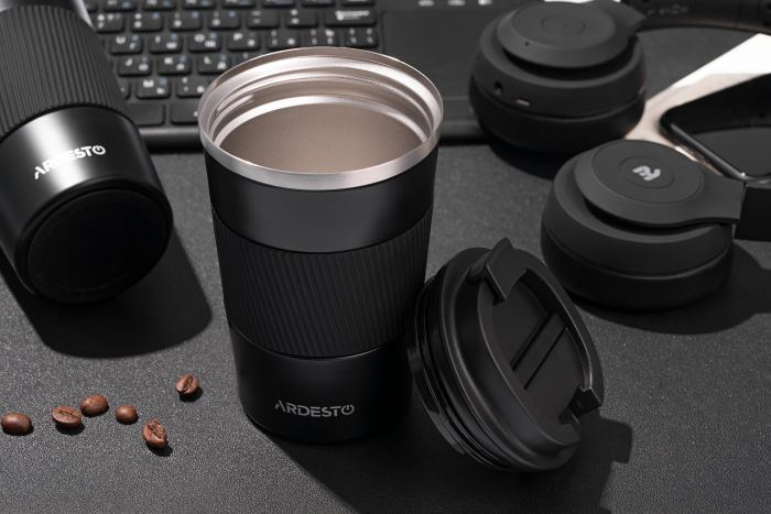 Термокухоль ARDESTO Urban, 500мл, нержавіюча сталь, чорний