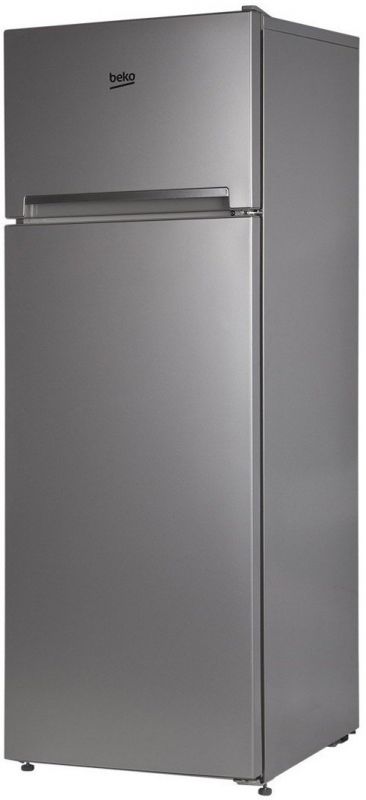 Холодильник Beko з верxн. мороз., 146x54x57, xолод.відд.-142л, мороз.відд.-87л, 2дв., A+, ST, сріблястий