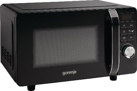 Мікрохвильова піч Gorenje, 20л, електр. керув., 700Вт, гриль, дисплей, чорний