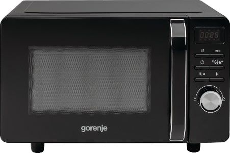 Мікрохвильова піч Gorenje, 20л, електр. керув., 700Вт, гриль, дисплей, чорний