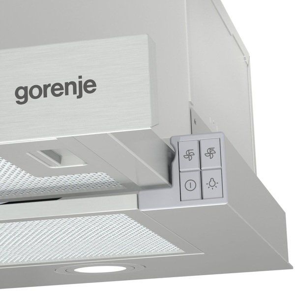 Витяжка Gorenje телескопічна, 60см, 450м.куб/год, нерж