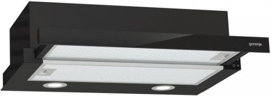 Витяжка Gorenje телескопічна, 60см, 450м.куб/год, чорний