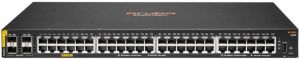 Комутатор HPE Aruba 6000, 48xGE, 4xGE SFP Ports, PoE Class 4 370W, LT Warranty Комутатор HPE Aruba 6000, 48xGE, 4xGE SFP Ports, PoE Class 4 370W, LT Warranty