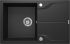 Мийка кухонна Deante Andante, граніт, прямокутник, з крилом, 780х490х194мм, чаша - 1, накладна, металічний графіт