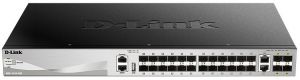 Комутатор D-Link DGS-3130-30S 24xSFP, 4xGE/SFP, 2x10GE, 4xSFP+, L3 Комутатор D-Link DGS-3130-30S 24xSFP, 4xGE/SFP, 2x10GE, 4xSFP+, L3