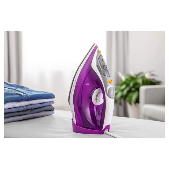 Праска Sencor, 2400Вт, 260мл, паровий удар -120гр, постійна пара - 30гр, Anti-calc, керам. підошва, фіолетовий