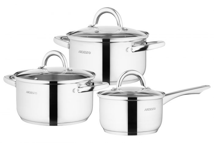 Набір посуду ARDESTO Gemini Gourmet Andria, 6 предметів, нержавіюча сталь
