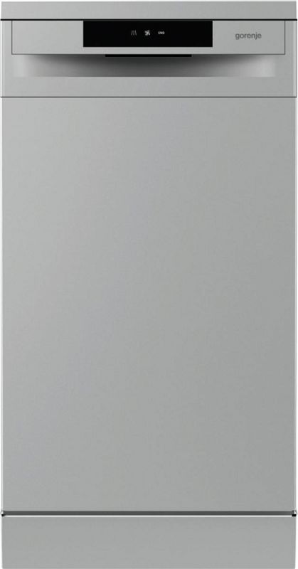 Посудомийна машина Gorenje, 9компл., A++, 45см, дисплей, 2 кошика, AquaStop, сірий