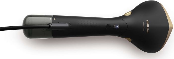 Відпарювач PHILIPS компактний, 1500Вт, 100 и 200мл, постійна пара - 28гр, керам. підошва, чорний