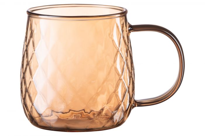 Набір чашок Ardesto Golden Moon, 350мл, 2шт, боросилікатне скло, золотистий