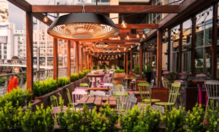 Обігрівач інфрачервоний Neo Tools, підвісний, 1500Вт, 44х44х17.5см, IP44 Обігрівач інфрачервоний Neo Tools, підвісний, 1500Вт, 44х44х17.5см, IP44