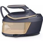 Праска-парогенератор Philips PerfectCare 6000 Series, 2400Вт, 1800мл, паровий удар -600гр, постійна пара - 130гр, нерж. сталь, синьо-золотий