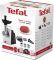М'ясорубка Tefal HV1 7in1, 1400Вт, 1.7кг/хв, 2 решітки, насадка для ковбас, томатів, 3 терки, пластик, чорний