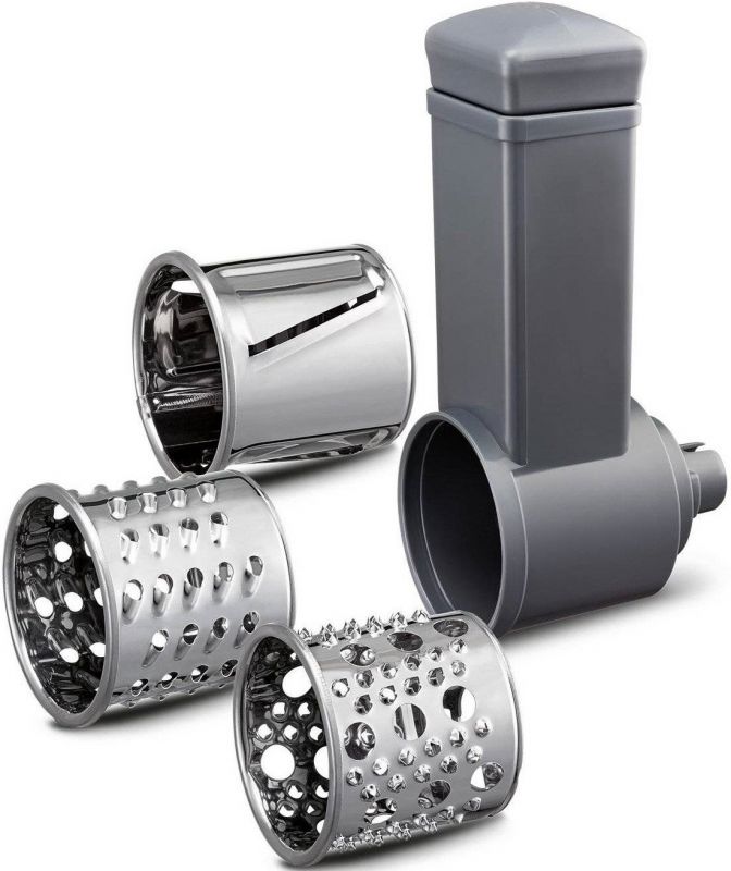 М'ясорубка Tefal HV1 7in1, 1400Вт, 1.7кг/хв, 2 решітки, насадка для ковбас, томатів, 3 терки, пластик, чорний