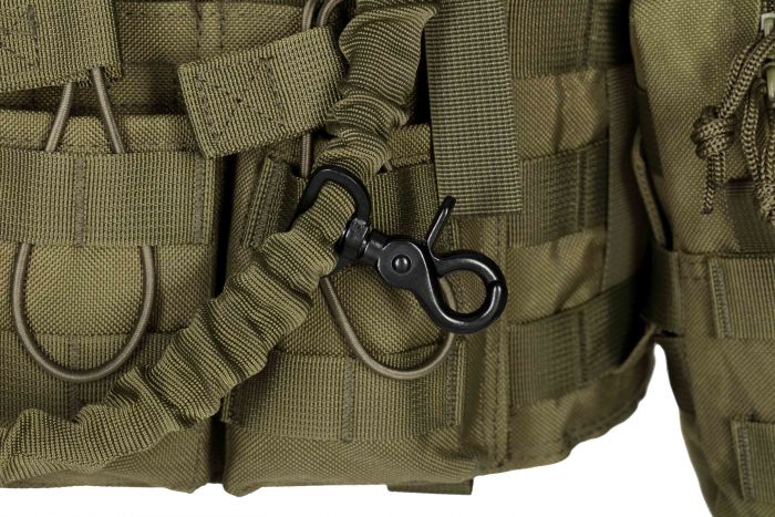 Плитоноска 2Е, Тип 1, з кишенями для бічного захисту і підсумками, Молле, зелена Плитоноска 2Е, Тип 1, з кишенями для бічного захисту і підсумками, Молле, зелена