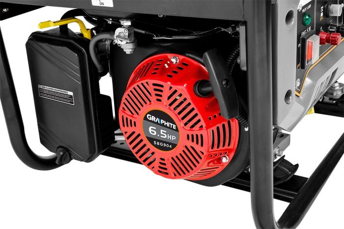 Генератор бензиновий GRAPHITE 230В, 2/2.2кВт, ручний стартер, 40кг
