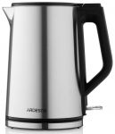 Електрочайник Ardesto Steel Collection 1.5л, подвійні стінки, сріблястий Електрочайник Ardesto Steel Collection 1.5л, подвійні стінки, сріблястий