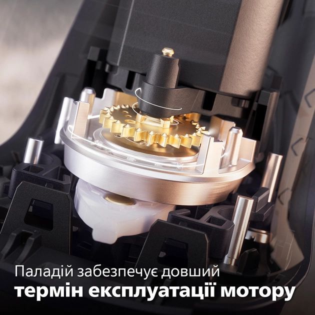 Бритва електр. Philips роторна Series 5000, 9Вт,  бритв.головок-3, Li-Ion, сух.+волог., тример, чорно-зелений