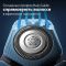 Бритва електр. Philips роторна Series 7000, 9Вт,  бритв.головок-3, Li-Ion, сух.+волог., тример, чохол, Bt., сіро-синій