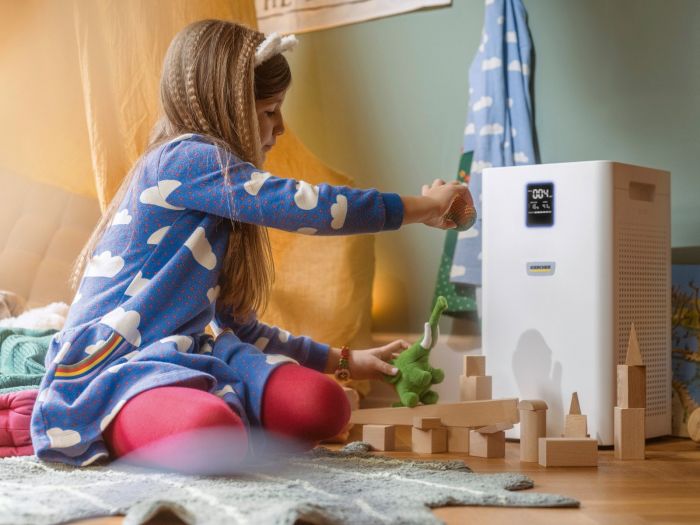 Очищувач повітря Karcher AF 30, 30м2, 200м3/год, дисплей, 2 HEPA фільтри, 4 режими,  інд. забр-ння, білий