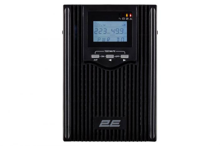 Джерело безперебійного живлення 2E PS2000L, 2000VA/1600W, на зовнішні АКБ 4*12В, USB, 2xSchuko+1xC13