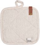 Прихватка Ardesto Oliver, 20х20см, 100% бавовна, нап-ч: ватин, бежевий